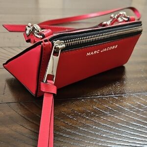 Marc Jacobs Red Mini Leather Crossbody